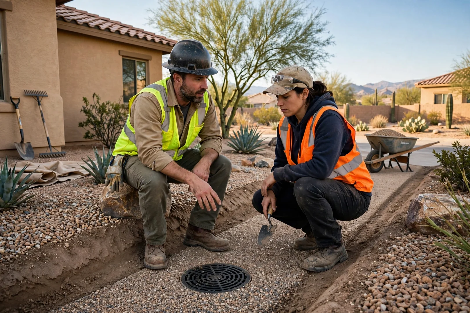 Finished Excavation Contractor system setup by Avondale Excavation Solutions