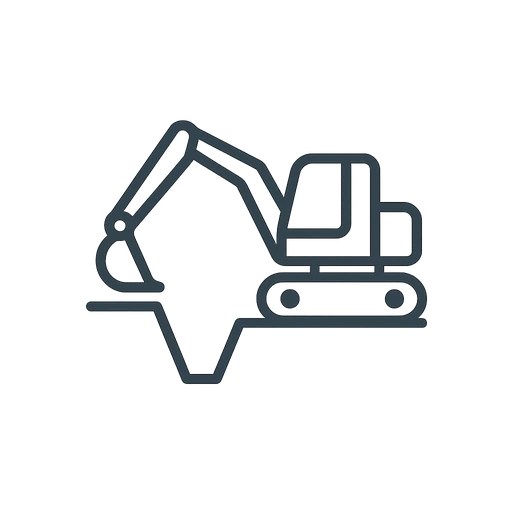 Trenching & Utility Excavation icon
